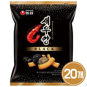 농심 새우깡 블랙 72g 20개
