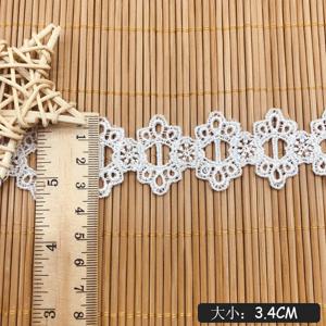 할로우 플라워 최신 코튼 자수 레이스 패브릭, 테이핑 리본 레이스 네크라인 아플리케, DIY 재봉 액세서리, GUI용 순수 패브릭
