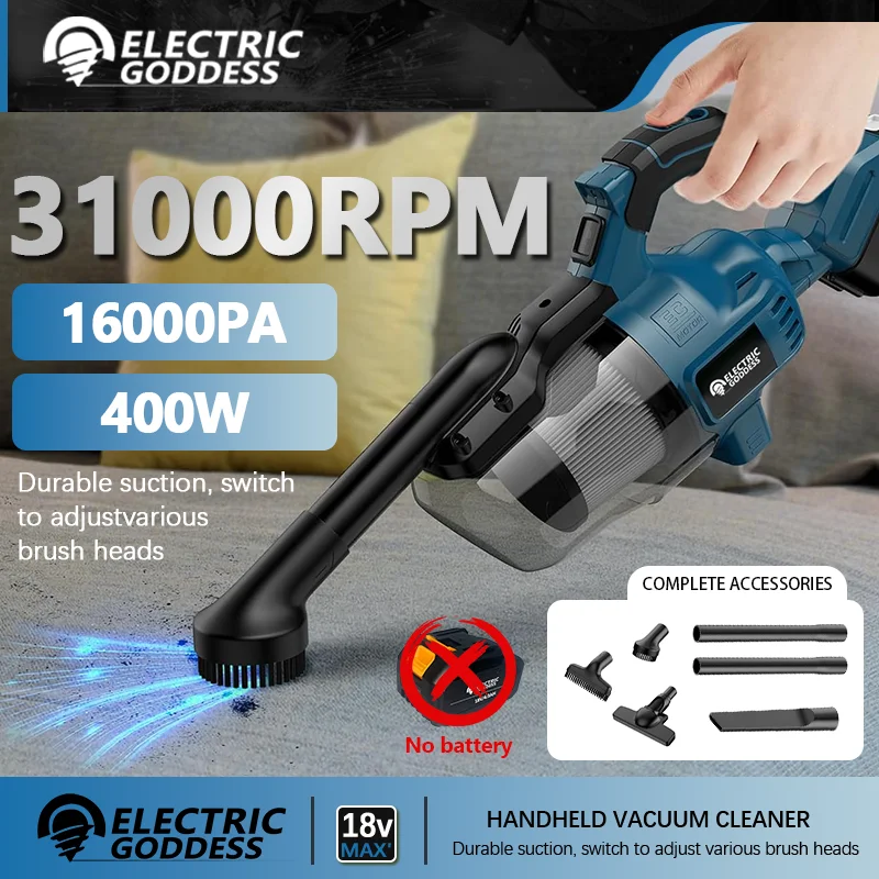 EG 5IN1 전기 진공 청소기 무선 충전식 청소 도구 Makita 18V 배터리 용 휴대용 청소 카펫 자동차 애완 동물 머리카락
