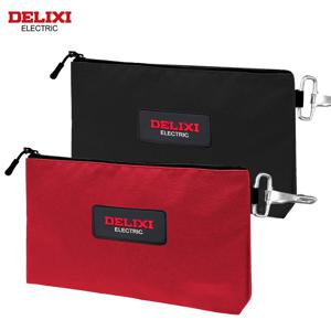 DELIXI ELECTRIC 공구 가방 지퍼 가방, 13.39인치*7.09인치 소형 수납 가방, 실용적인 다용도 수납 마무리 가방 작업 가방
