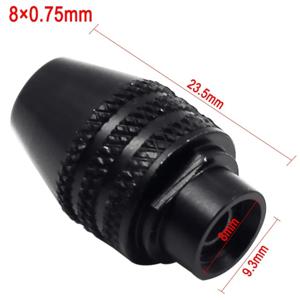 0.3-3.4mm 멀티 드릴 척 열쇠가없는 미니 3 조 드릴 비트 어댑터 변환기 유선 로타리 도구 그라인더 미니 드릴
