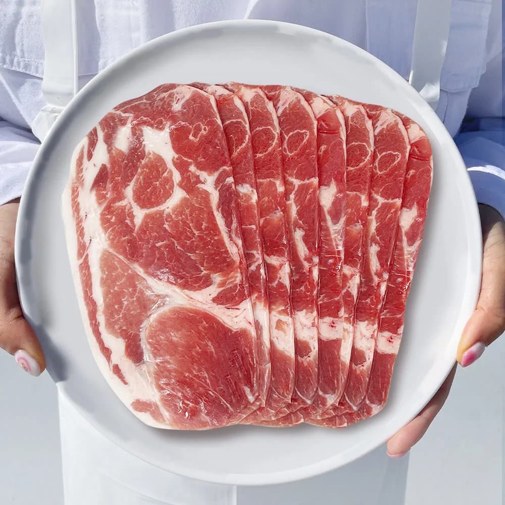 [바라던] 미국산 기름손질 깔끔한  돼지 목전지 제육/구이용/찌개용  500g 2팩