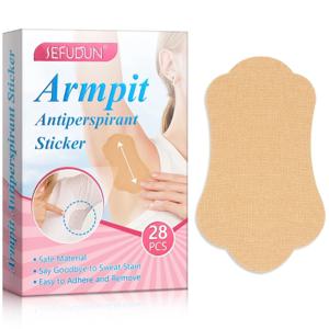 28 Pcs 일회용 겨드랑이 땀 패드 보이지 않는 드레스 가드 방패는 여성을위한 겨드랑이 보호를 제공합니다 남성 드롭 배송
