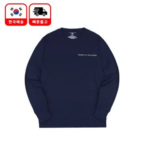 타미힐피거 남여공용 긴팔 티셔츠 네이비 09T4121