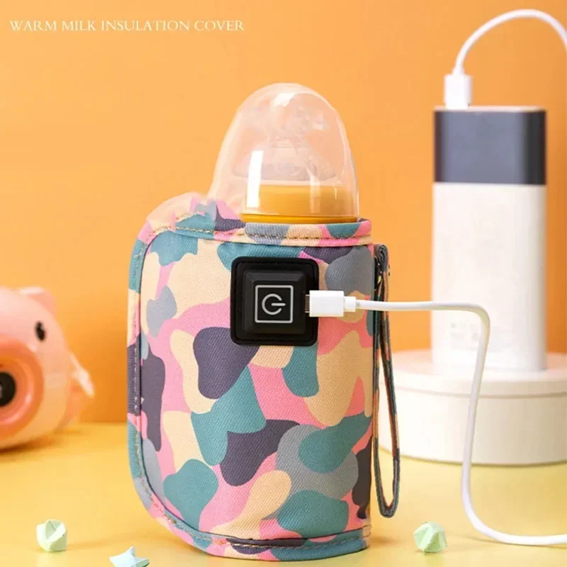 USB 우유 물 워머 아기 수유 병 히터 용품, 여행 유모차 절연 가방, 야외용