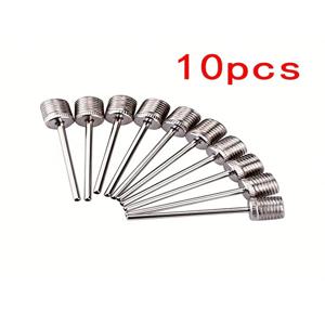 5/10/20PCS 스포츠 공 축구 농구 축구 풍선 공기 밸브 어댑터 스테인레스 스틸 펌프에 대 한 펌프 바늘을 팽창