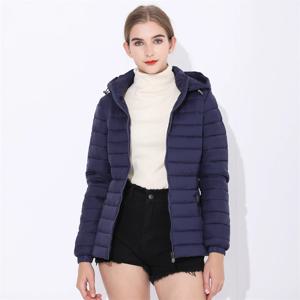 COUTUDI 여성용 후드 퍼퍼 재킷, 경량 웜 다운 코트, 캐주얼 여성 바람막이, 패션 겨울 아웃웨어