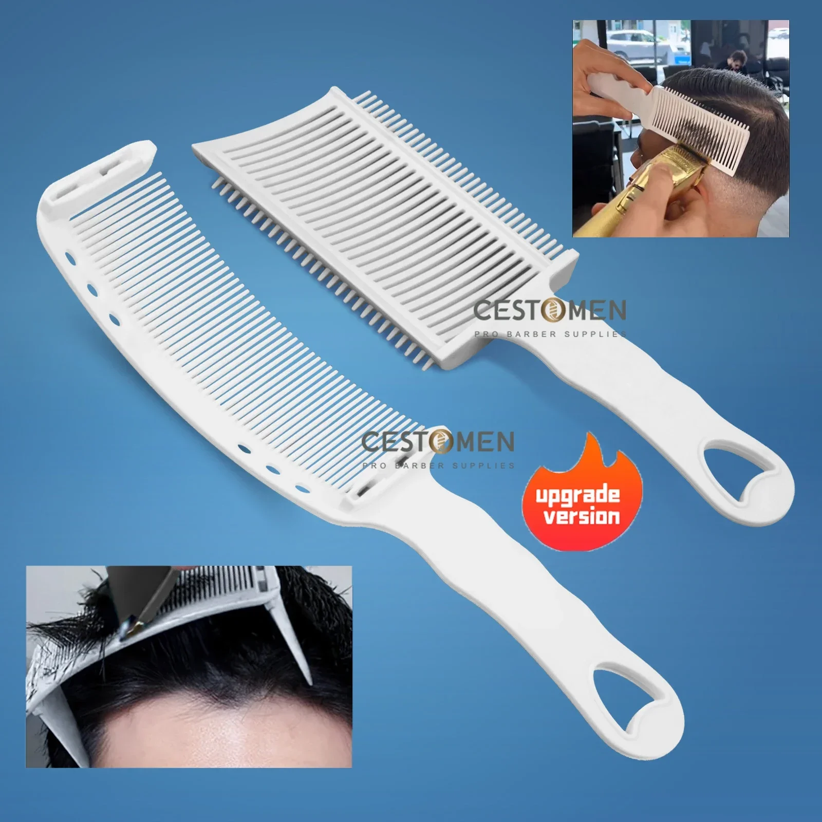 1PC 고품질 헤어 빗 전문 미용 빗 헤어 브러쉬 살롱 헤어 커팅 스타일링 도구 이발사 액세서리