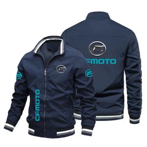 새로운 패션 남성 자켓 CFMOTO 로고 모토 레이싱 방풍 자켓 야외 등산 낚시 자켓 사이클링 자켓 2024