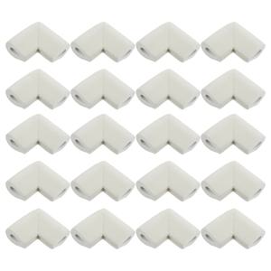 20 Pcs 보호 코너 보호대 유리 가구 보호대 이동 가드 침대 어린이를위한 흰색 테이블 범퍼