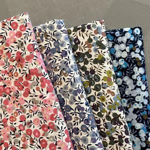 Wiltshire berry 40S Tissun 리버티 코튼 포플린 원단 어린이를위한 아기 봉제 천 드레스 스커트 DIY 수제 패치 워크 미터