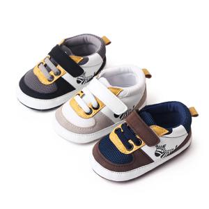 아기 운동화 캐주얼 Prewalking 신발 부드러운 PU 및 메쉬 통기성 미끄럼 방지 귀여운 얼룩말 유아 0-9-18 개월 2023 새로운 패션