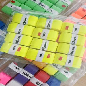 12PCS W 테니스 라켓 오버 그립 땀 밴드 흡수 그립 PU 테니스 배드민턴 라켓 핸들 그립 Padel 라켓 Griptape