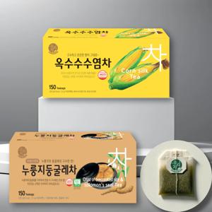 송원 우리차 옥수수수염차 150T+누룽지둥굴레차 150T