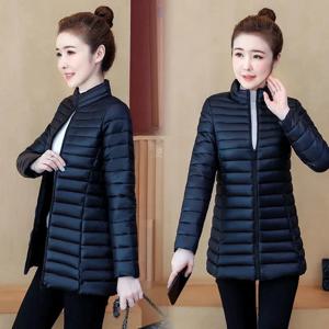 6XL 마더 코트 미드 롱 다운 코튼 자켓 여성용 짧은 슬림 피트 중년 코트 봄 가을 겨울 패딩 자켓 아웃웨어