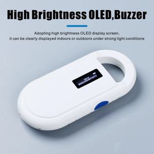 애완 동물 ID 스캐너 134.2Khz 칩 트랜스폰더 FDX-B 애완 동물 스캐너 ISO11784/5 동물 ID USB 개 고양이 말 휴대용 마이크로칩 리더