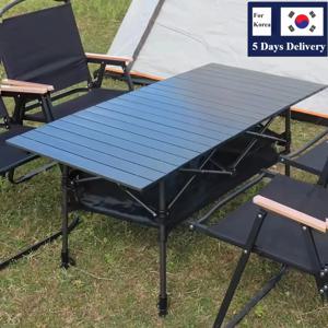 휴대하기 쉬운 가방이 있는 야외 피크닉 테이블 자율 주행 여행을 위한 경량 에그롤 긴 테이블 휴대용 캠핑 접이식 책상