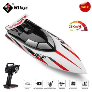 WLtoys WL912-A RC 레이싱 보트 35KM/H 고속 2.4GHz 원격 제어 장난감 전복 보호 스피드 보트 보트장난감 소년 어린이 선물