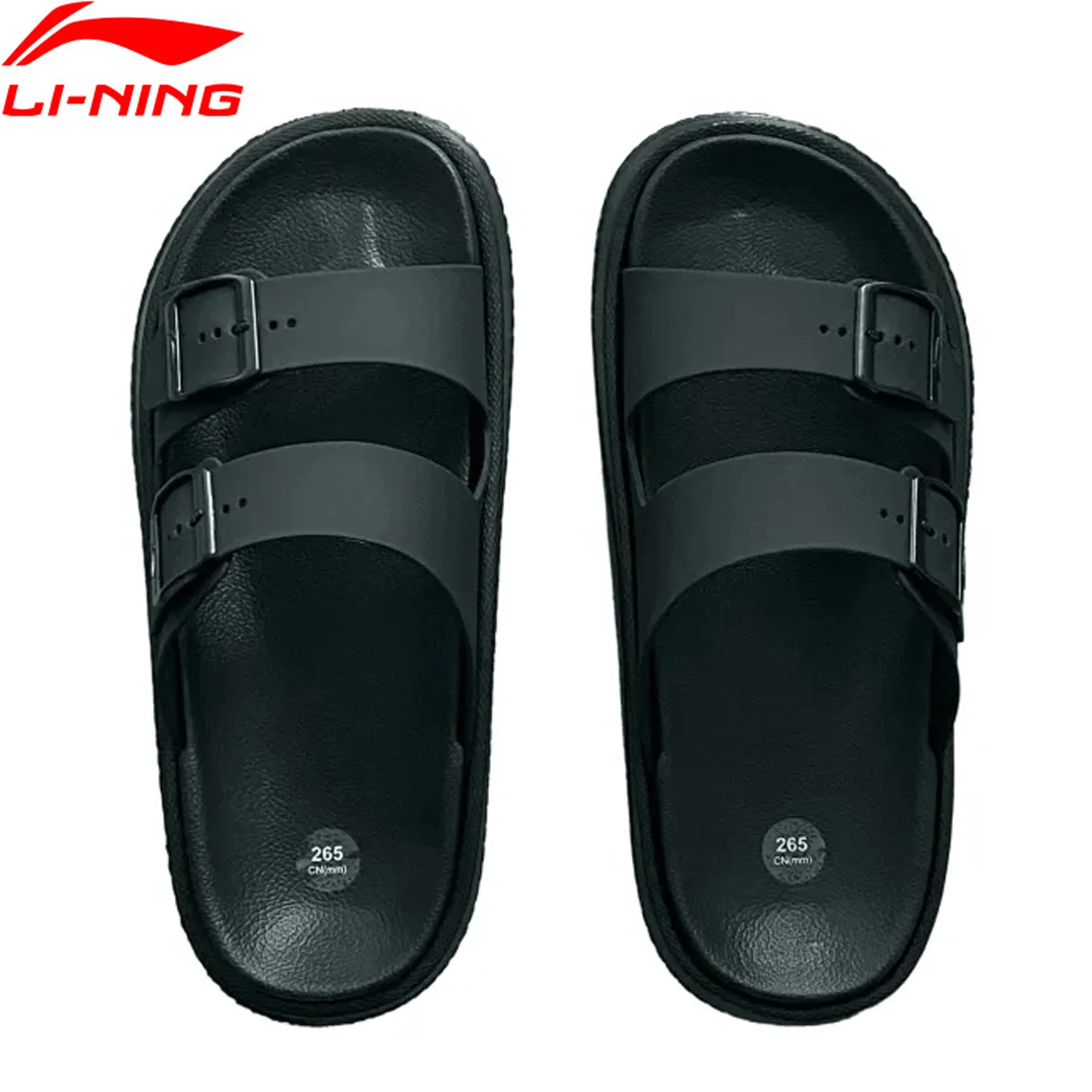 Li-Ning Men LN CLAP 슬리퍼 편안한 쿠션 스포츠 샌들 레저 세련된 LiNing 소프트 샌들 AGAU011