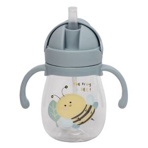 아기 물 컵 짚 중력 공 Duckbill 컵 유아 마시는 컵과 귀여운 Anti-Choking 유치원 어린이 물 컵