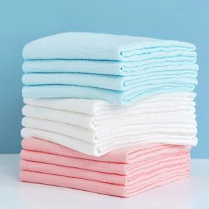 10 개/대 재사용 가능한 아기 기저귀 천 기저귀 팬티 3 레이어 삽입 면화 빨 베이비 케어 재사용 가능한 친환경 기저귀