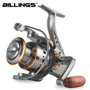 BILLINGS DC 1000~7000 시리즈, 5.2:1 기어비, 26LB 최대 드래그, CNC 금속 스풀, 스피닝 낚시 릴, 민물 바닷물용