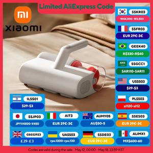 XIAOMI MIJIA 진공 진드기 제거제 2, 가정용 침대 이불 클리너 UV 살균, 진공 청소기 12000PA, 어댑터가있는 CN 버전