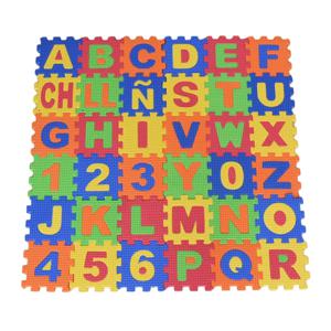 놀이 매트 36pcs 9cm 숫자 알파벳 퍼즐 거품 수학 교육 장난감 선물 바닥 부드러운 쿠션 카펫 아기 크롤링 매트 퍼즐 장난감
