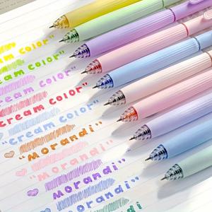 5Pcs 컬러 펜, 개폐식 젤 펜 0.5mm 컬러 잉크 빠른 건조 펜 저널링 노트 Tak 용 파인 포인트 부드러운 쓰기 펜