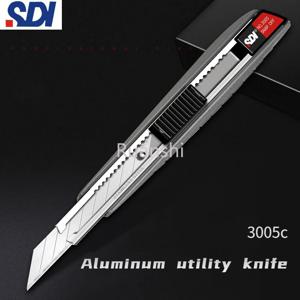 SDI 소형 아트 나이프 9mm 알루미늄 합금 30도 조각 필름 박스 커터 홀더 3005C 유틸리티 나이프 장르 벽지 나이프