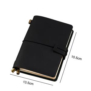 의제 2025 뜨거운 판매 정품 가죽 노트북 수제 빈티지 소 가죽 일기 여권 크기 13.5x10.5cm TN 여행 노트북 커버