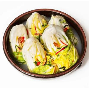 국산 백김치