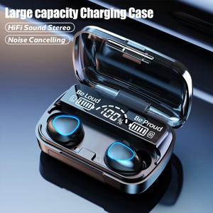 M10 블루투스 이어폰 Handfree LED 디스플레이 헤드폰 블루투스 HiFi 스테레오 음악 무선 이어 버드 방수 게임용 헤드셋