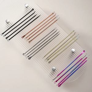 4PCS 여드름 여드름 및 여드름 제거제 스킨 케어 여성 미용 여드름 치료 모공 청소 바늘 후크