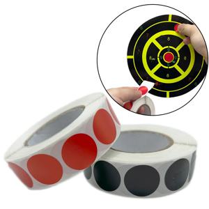 1000/Pcs Shootingfor Target 19mm 블랙/레드 타겟 플라스터 슈팅 타겟 플라스터 스티커 Bullseye Bore 슈팅 액세서리