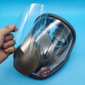 6800 가스 마스크 호흡기 용 안티 스크래치 보호 렌즈 필름 풀 페이스 윈도우 스크린 프로텍터 페인팅 스프레이 마스크 커버