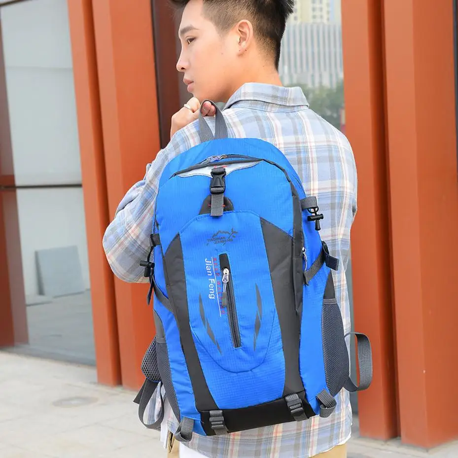 하이킹 배낭 40L 경량 여행 등산 배낭 방수 스포츠 가방 등산 배낭 배낭 남성 액세서리