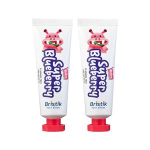 아기 무불소 치약 50g 2개-블루베리향
