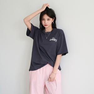 드라이 박시 반팔 티셔츠 #112179