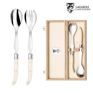끌로드도조메 라귀올 샐러드 서빙세트 스푼+포크