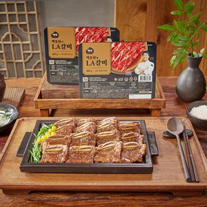 [기존가 89900원] 빽쿡 LA갈비 400g* 7팩/2.8kg
