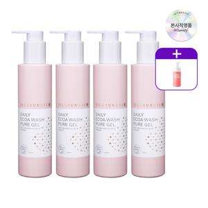 여성청결제 데일리 에코아워시 퓨어 젤 200ml*4 | 쫀쫀한 제형으로 순하고 깨끗하게