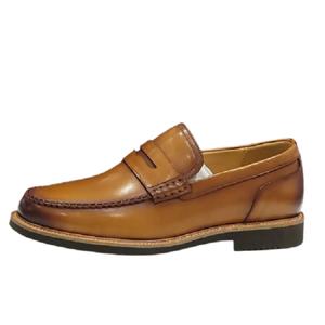 남성 로퍼 굽 3CM Q19108_BROWN