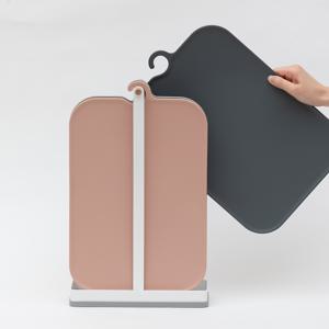 라띠르 TPU 고리형 안심 도마 4P 세트(도마3P+도마꽂이1P)