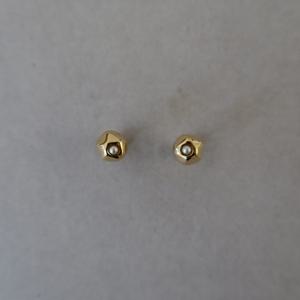 soak pearl earring - gold