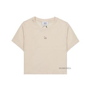 SS25 여성 베이비폭스 크롭 티셔츠 MW00105KJ0008 0134