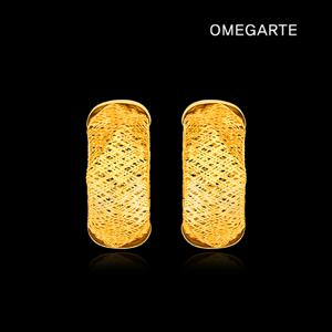 [OMEGARTE]18K 이태리 세르팬트 볼륨 귀걸이