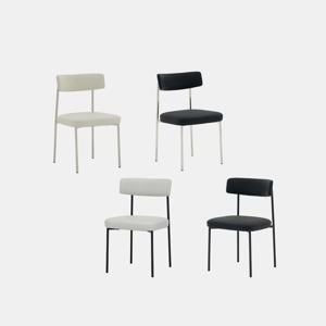 헨지디자인 씨엘 라운드 실리콘 레더 체어
