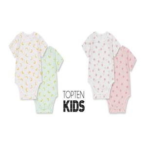 01.공용 유아 메쉬 반팔 바디수트(2PACK)MKE2UI3305