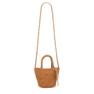 여성 베이지 PANIER 미니 카메라 백 V8.9EA_ISLANDPEACH
